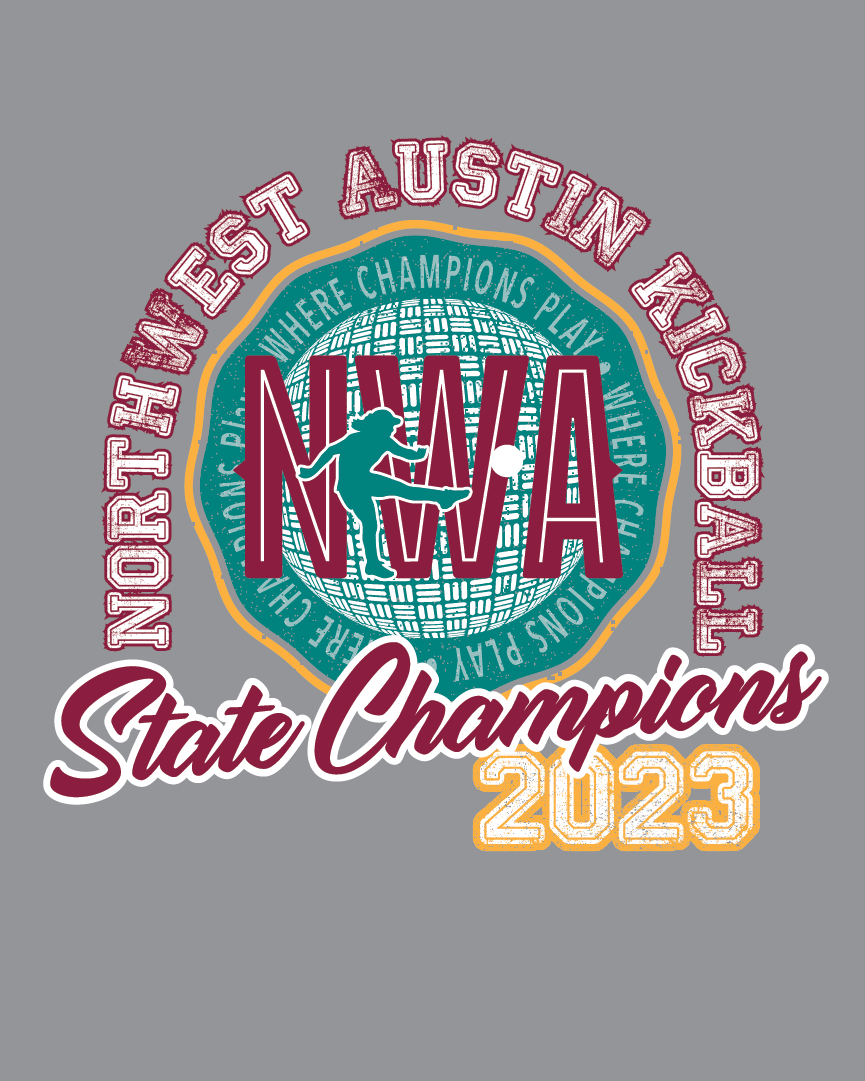 2023 NWA Allstars CHAMPS T-Shirt/Tank Top (TEENS ROSTER)