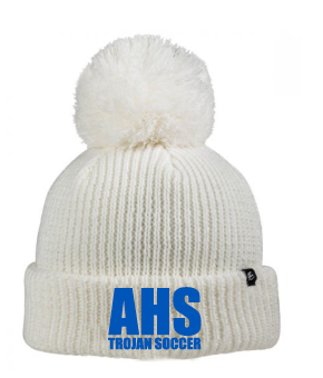Anderson Trojan Soccer White Beanie