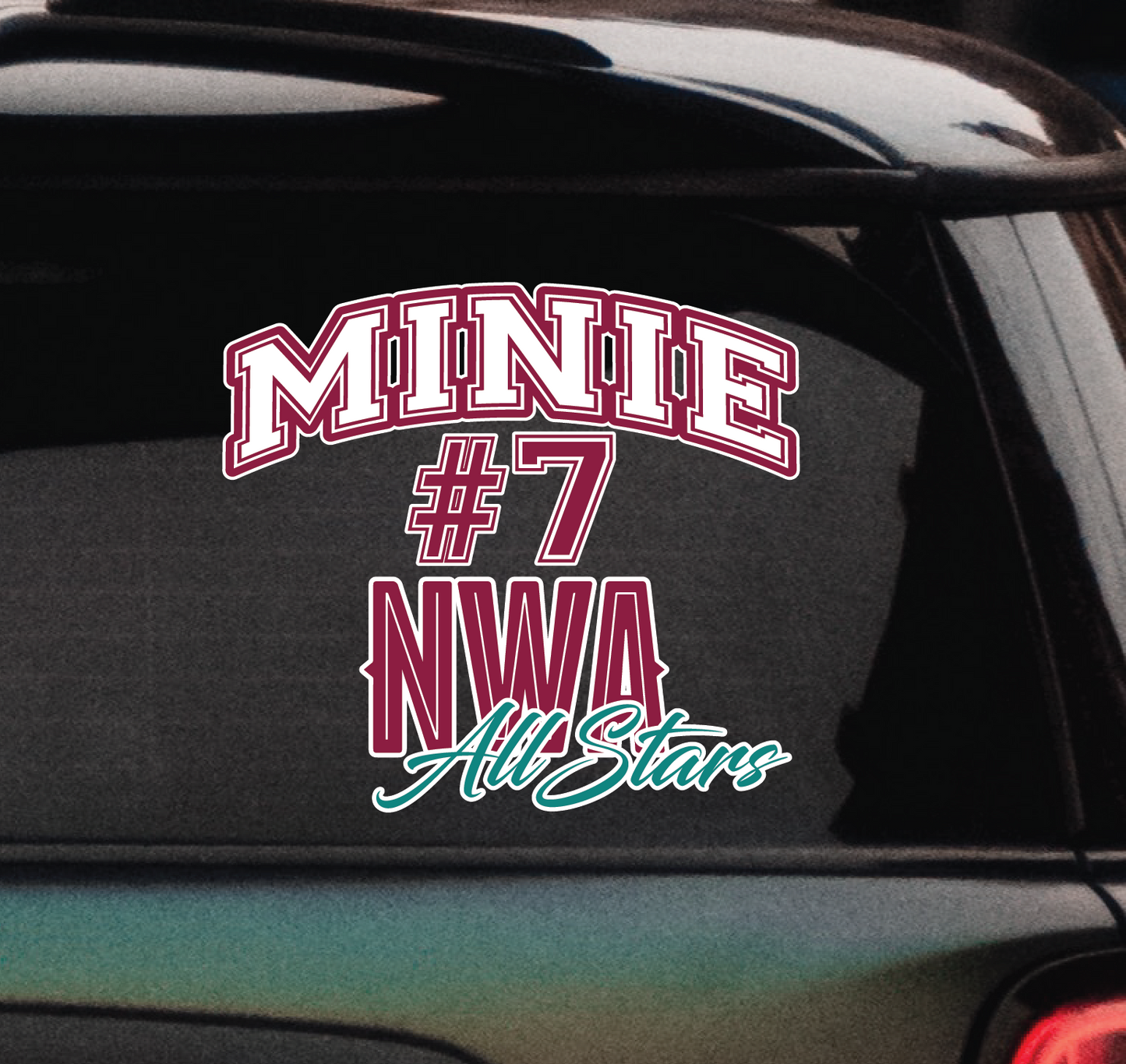Personalized Decal Sticker - Athlete