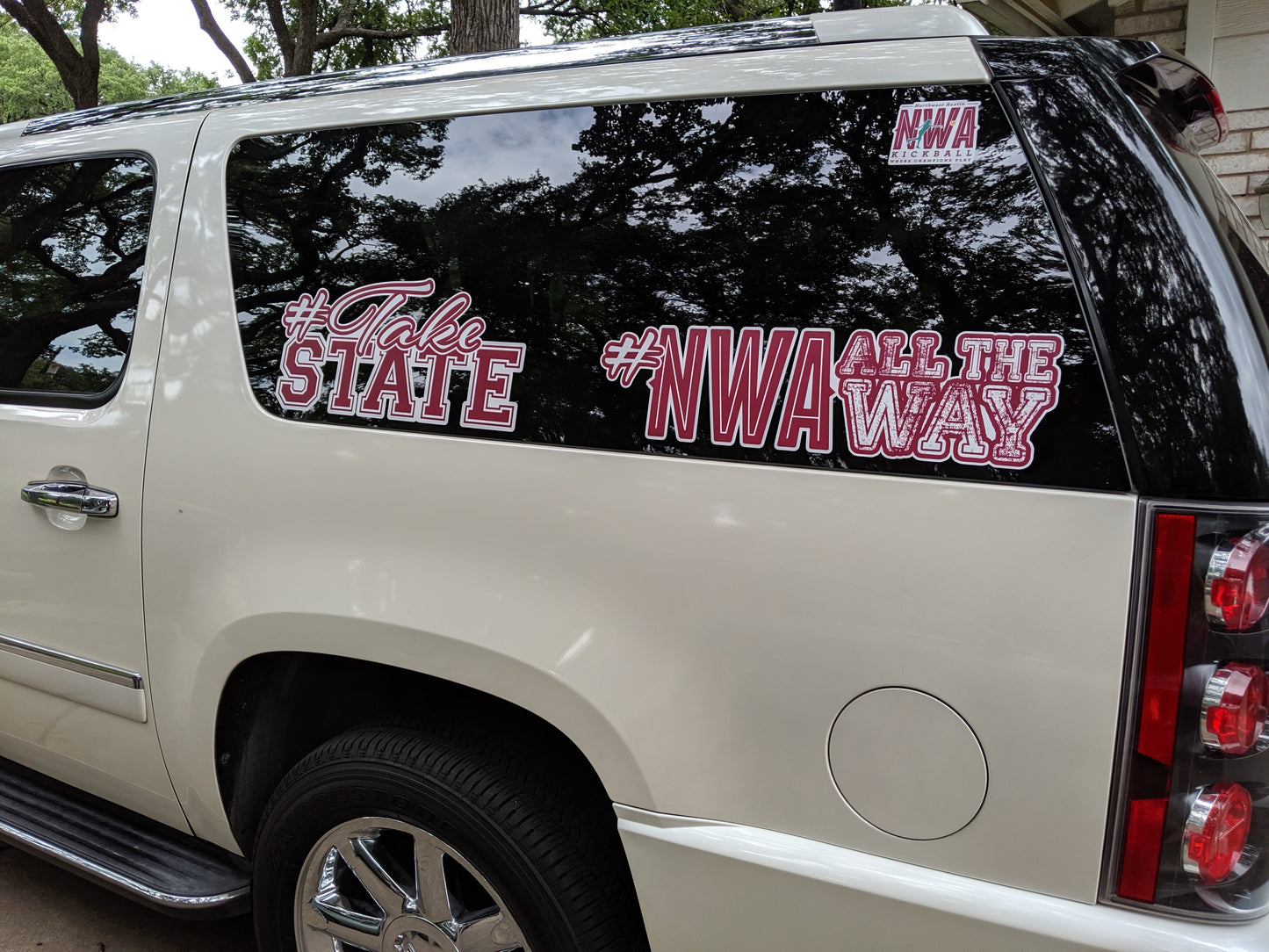 NWA All The Way Car Decal