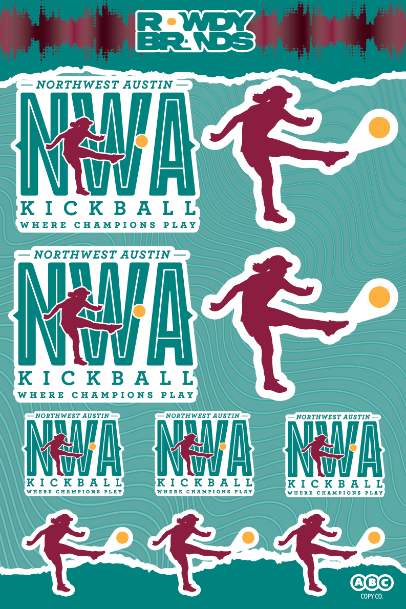 NWA Sticker Set