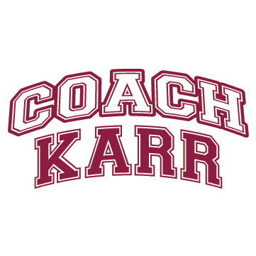 Personalized Decal Sticker - Coach