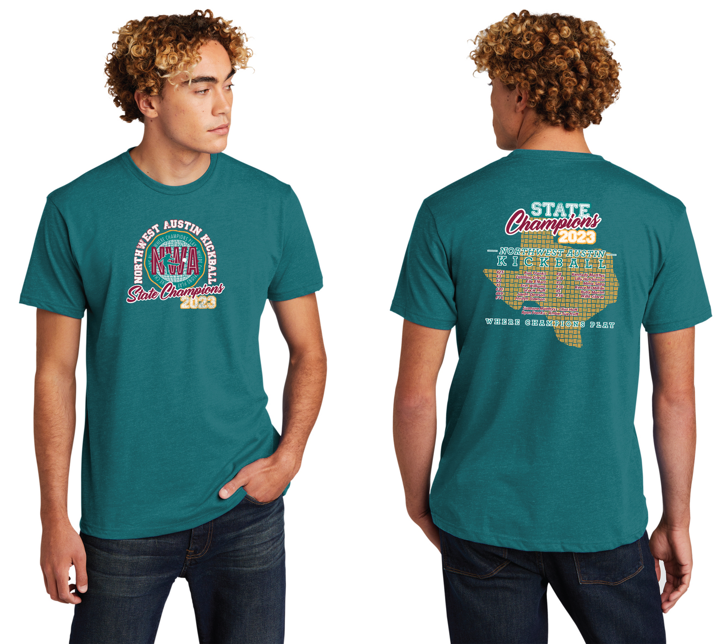 2023 NWA Allstars CHAMPS T-Shirt/Tank Top (SENIORS ROSTER)