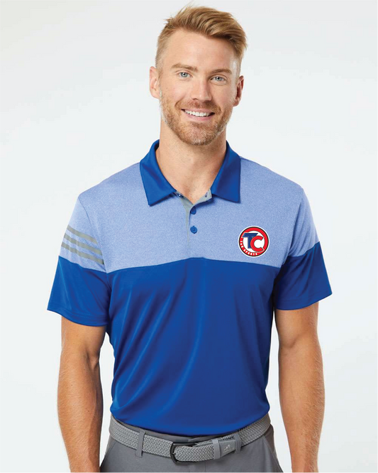 T&C Men's Polo Shirt - Adidas 2 Tone Blue